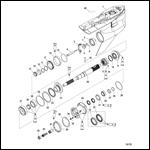 Gear Housing Prop Shaft-Counter Rotation 2B026816 & below