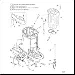 Driveshaft Housing and Exhaust Tube