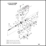 Gear Housing Propeller Shaft - Standard Rotation