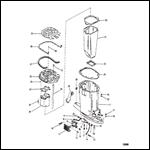 Drive Shaft Housing And Exhaust Tube