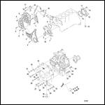 Timing Cover and Flywheel Housing (STERNDRIVE)