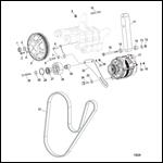 Alternator And Sea Water Pump Mounting (Design I)