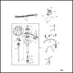 Distributor And Ignition Components (SN-0L304599 and Below)