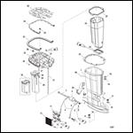 Driveshaft Housing and Exhaust Tube