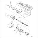 Gear Housing Propeller Shaft - 2.31:1 Gear Ratio