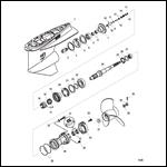 Gear Housing Propeller Shaft - Counter Rotation