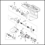 Gear Housing Propeller Shaft - 2.07:1 Gear Ratio