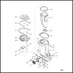 Driveshaft Housing and Exhaust Tube