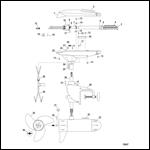 Complete Trolling Motor (Model BD1250) (12 Volt)