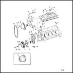 Intake Manifold and Front Cover (Stamped Crankshaft Pulley)