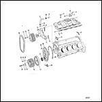 Intake Manifold and Front Cover (Cast Crankshaft Pulley)