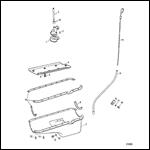 Oil Pan And Oil Pump (Serial # 0A398941 Thru 0D725499)