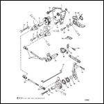 Throttle and Shift Linkage (Tiller Handle Models)