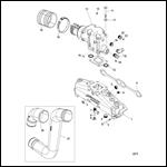 Exhaust Manifold Elbow And Pipes (Manual Drain)