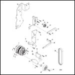 Alternator and Brackets