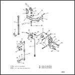 ANCHOR BRACKET (NON SEAPRO/MARATHON) (S/N-0G303045 & BELOW)