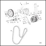 Alternator And Sea Water Pump Mounting (Design II)