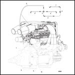 Oil Hoses And Fittings (Starboard Side View)