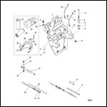 Transom Plate And Shift Cable