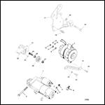 STARTER MOTOR AND ALTERNATOR