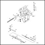 TRANSOM PLATE AND SHIFT CABLE