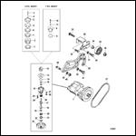 SEA WATER PUMP (VST FUEL SYSTEM) (S/N 0K147349 & BELOW)