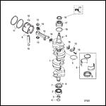 CRANKSHAFT, PISTONS AND CONNECTING RODS