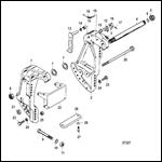 TRANSOM BRACKET (S/N-USA-0G589999/BEL-9973099 AND BELOW)