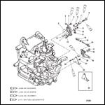 THROTTLE LINKAGE (S/N -USA-0G5899999/BEL-9973099 & BELOW)