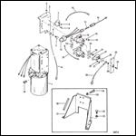 HYDRAULIC PUMP AND BRACKET OILDYNE PUMP/METAL RESERVOIR