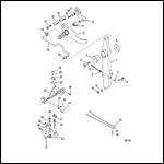 THROTTLE LEVER AND SHIFT SHAFT