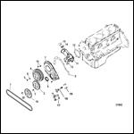Cylinder Block Front Cover and Circulating Pump