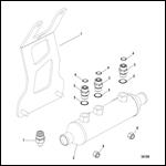 AXIUS Steering Components Oil Cooler and Bracket, Gen I