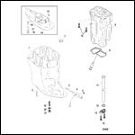 Driveshaft Housing and Exhaust Tube