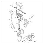 DRIVESHAFT AND CONTROL HOUSING (Transom Mount)