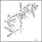 SWIVEL BRACKET/STERN BRACKETS (POWER TRIM MODELS)