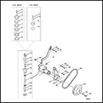 SEA WATER PUMP ASSEMBLY (USE WITH BRAVO ENGINES)