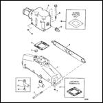 EXHAUST MANIFOLD AND EXHAUST ELBOW (CAST IRON EXH. ELBOW)