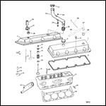 CYLINDER HEAD AND ROCKER COVER