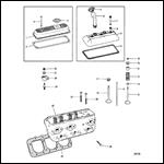 CYLINDER HEAD AND ROCKER COVER