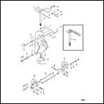 CLAMP AND SWIVEL BRACKET (POWER TRIM)