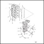 CYLINDER BLOCK AND CRANKCASE ASSEMBLY