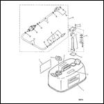 FUEL TANK AND FUEL LINE ASSEMBLY (ORIGINAL EQUIPMENT) 24 LIT