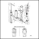 POWER TRIM COMPONENTS (S/N: 0D181999 AND BELOW)