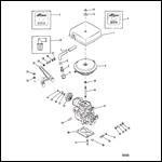 CARBURETOR AND THROTTLE LINKAGE (898-200)