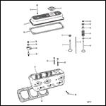 CYLINDER HEAD AND ROCKER COVER