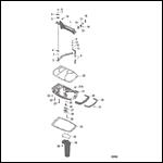 SHIFT LINKAGE AND EXHAUST PLATE