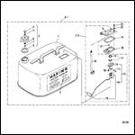 FUEL TANK ASSEMBLY (NOT ORIGINAL EQUIPMENT TANK)