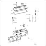 CYLINDER HEAD AND ROCKER COVER