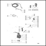 HYDRAULIC PUMP AND TRIM INDICATOR CONTROL PANEL